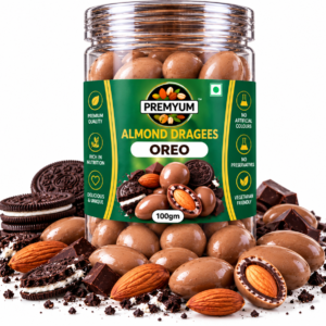 Premyum Almond Dragees – Oreo | 100g